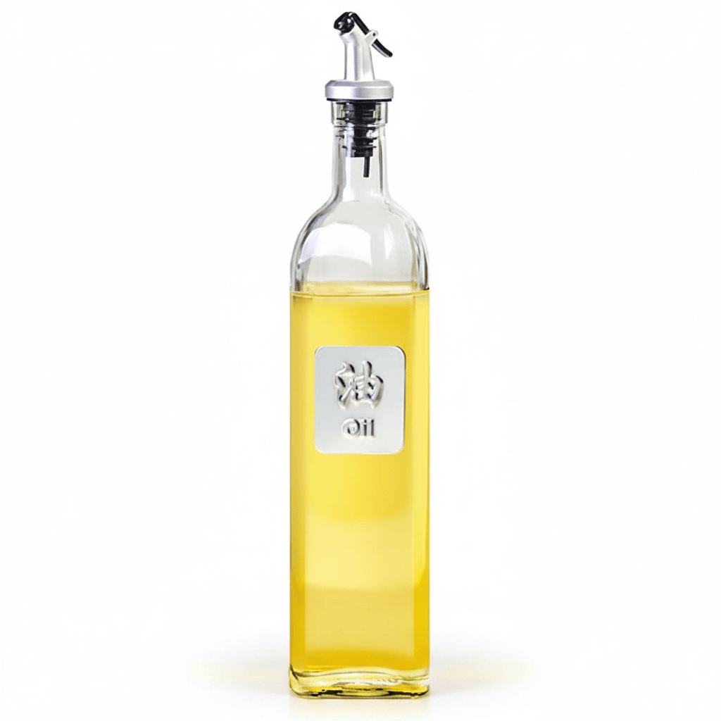 Kitchen Glass Oil & Vinegar Dispenser Bottle